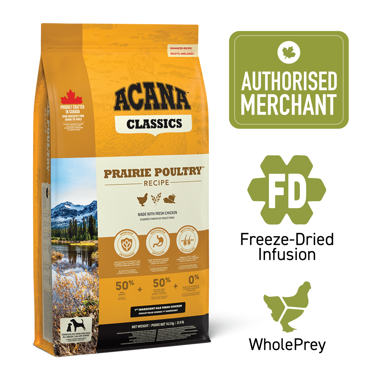 Acana Dog Prairie Poultry 14.5kg