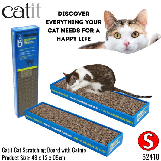 Catit Cat Scratching Board, Small with Catnip (52410)