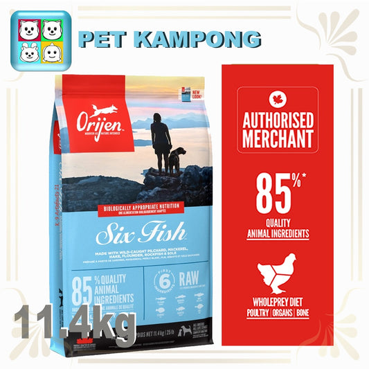 Orijen Dog Six Fish 11.4kg (Buy 2> extra 5% off)