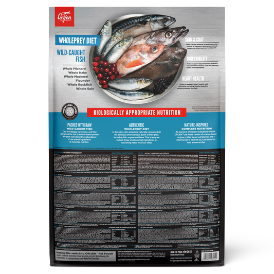 ORIJEN Cat Freeze-Dried Infused Six Fish 1.8kg