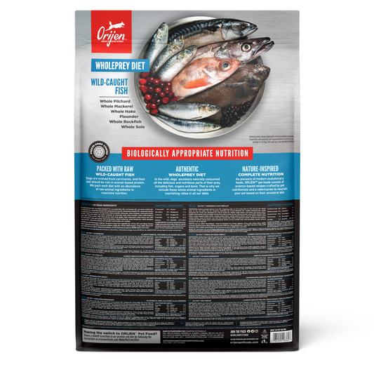 ORIJEN Dog Freeze-Dried Infused Six Fish 11.4kg