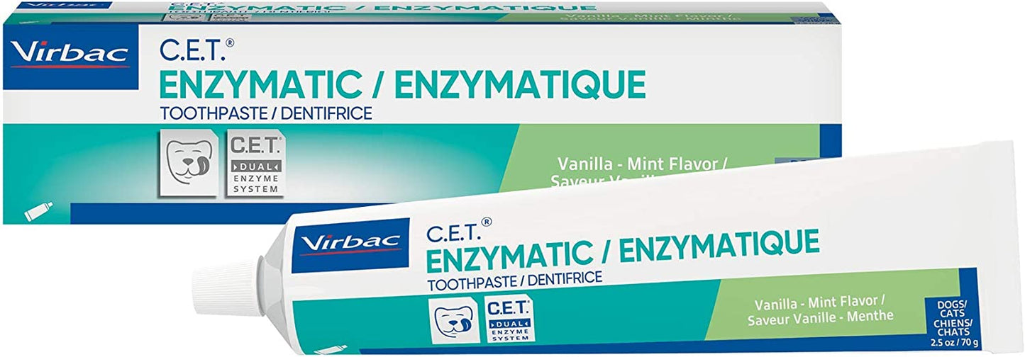 Virbac C.E.T Enzymatic Toothpaste (Vanilla-Mint Flavour) 70g