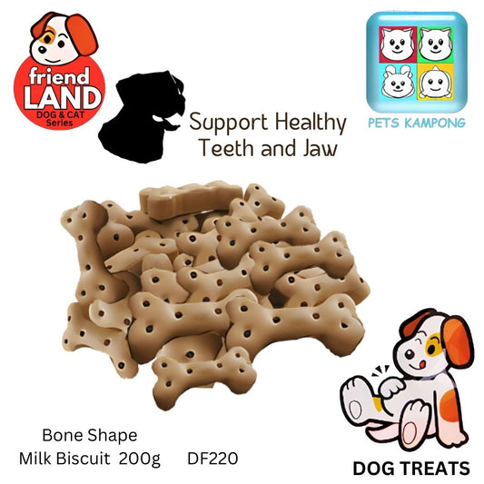 Marukan Bone Shape Milk Cookies for Dogs 200g