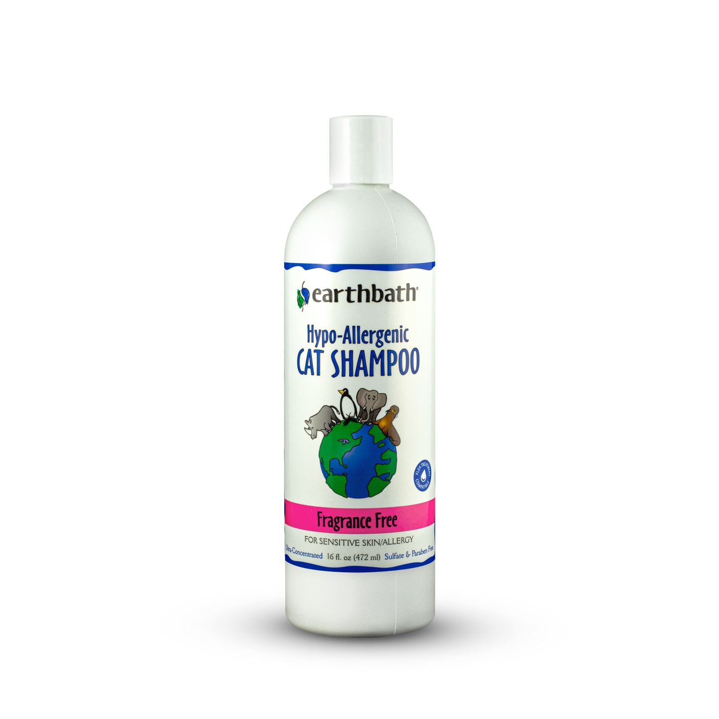 Earthbath Shampoo Cat Hypo-Allergenic Fragrance Free