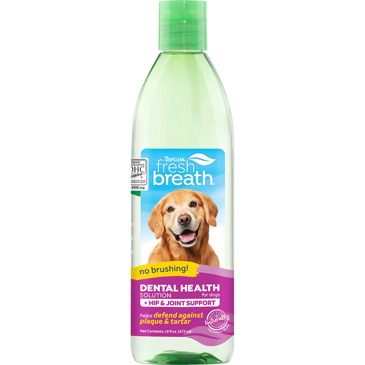 Tropiclean Fresh Breath Water Additive + Plus Hip & Joint 16oz