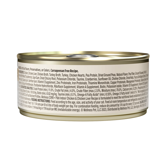 Wellness Cat Canned CORE+ Pâté Indoor 5.5oz