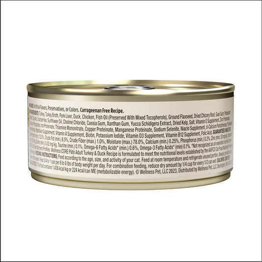 Wellness Cat Canned CORE® Pâté Turkey & Duck 5.5oz