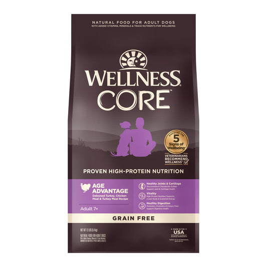 Wellness Core Grain Free Senior - Available in 4lbs, 12lbs & 24lbs