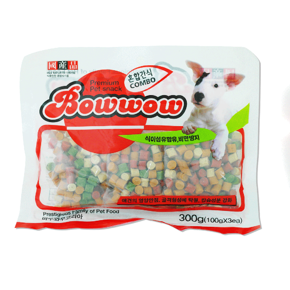 Bow Wow Dog treats Mixed Snacks 300g