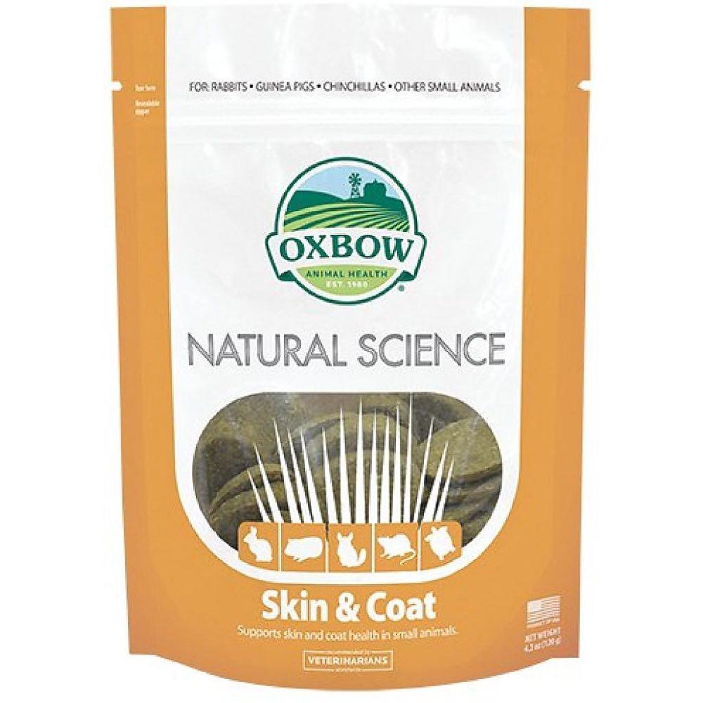 Oxbow Natural Science Skin & Coat Supplement For Small Animals 60 tabs