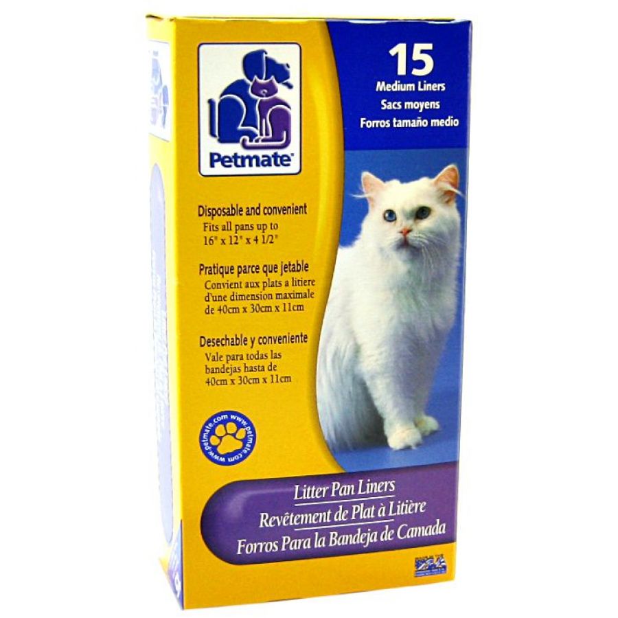 Petmate Cat Litter Box Liner 15 Medium
