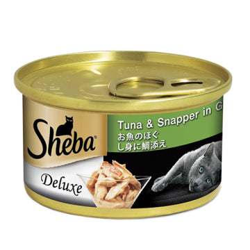 Sheba Deluxe Tuna & Snapper in Gravy 85g x 24