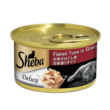 Sheba Deluxe Flaked Tuna in Gravy 85g x 24