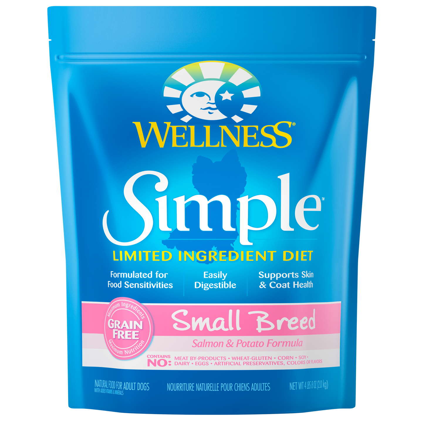 Wellness Simple Limited Ingredient Diet Small Breed Salmon & Potato Formula 4lbs