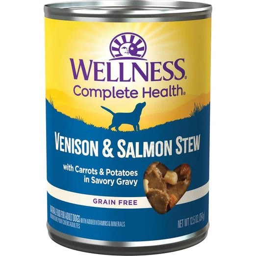 Wellness Dog Complete Health Stews Venison & Salmon 354g