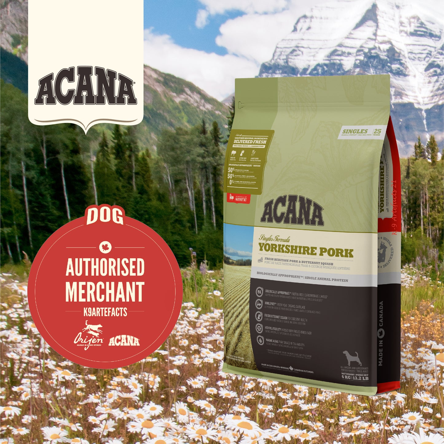 Acana Dog Singles Yorkshire Pork - 6kg