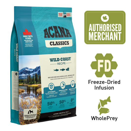 Acana Dog Wild Coast 14.5kg BUY 1 GET 1 FREE