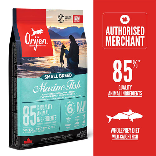 Orijen Dog Small Breed Marine Fish 4.5kg BUY 1 GET 1 FREE
