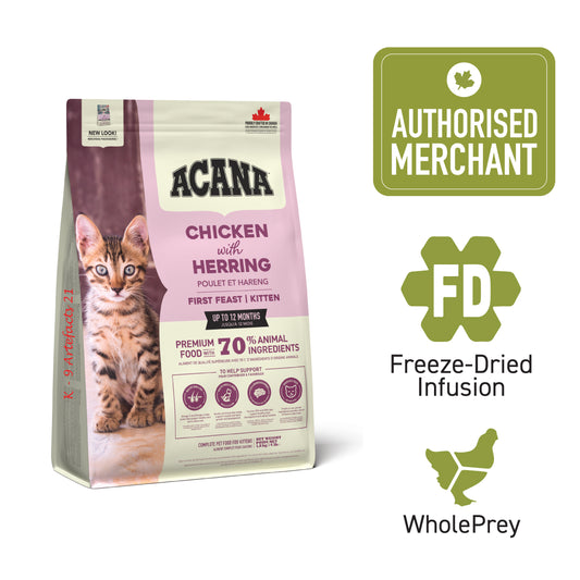 ACANA Kitted Freeze-Dried Coated First Feast 1.8kg