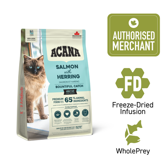 ACANA Cat Freeze-Dried Coated Bountiful Catch 1.8kg
