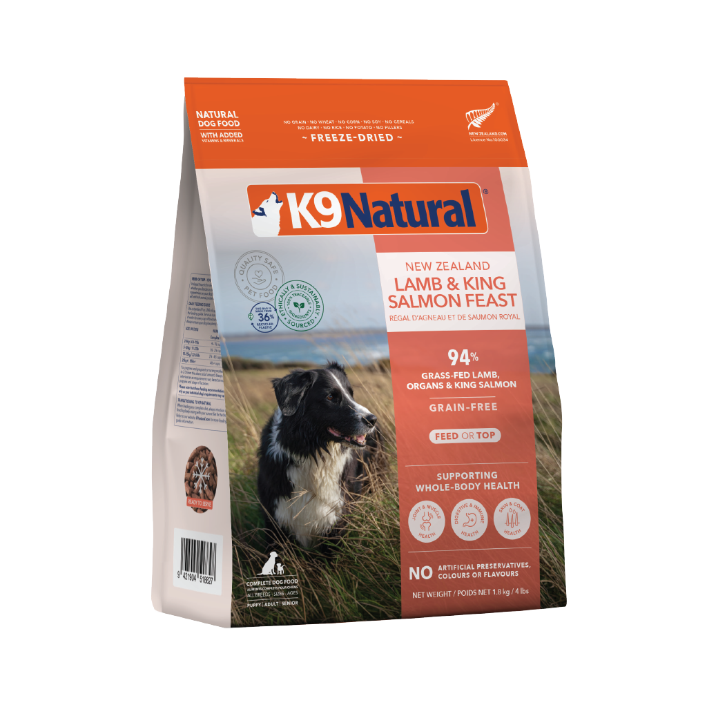 K9 Natural Freeze Dried Lamb & Salmon Feast [Any 2 extra 5% off]