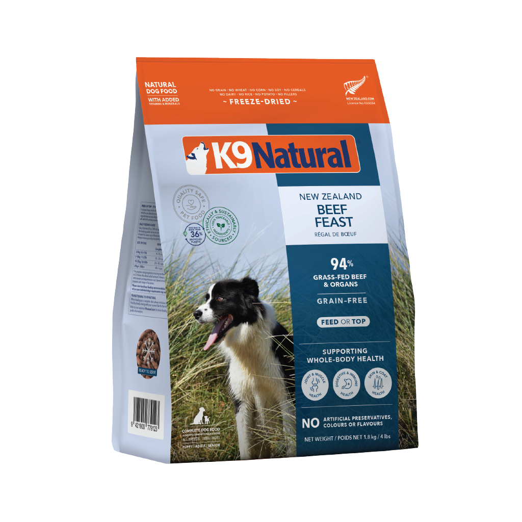 K9 Natural Freeze Dried Beef Feast [Any 2 extra 5% off]
