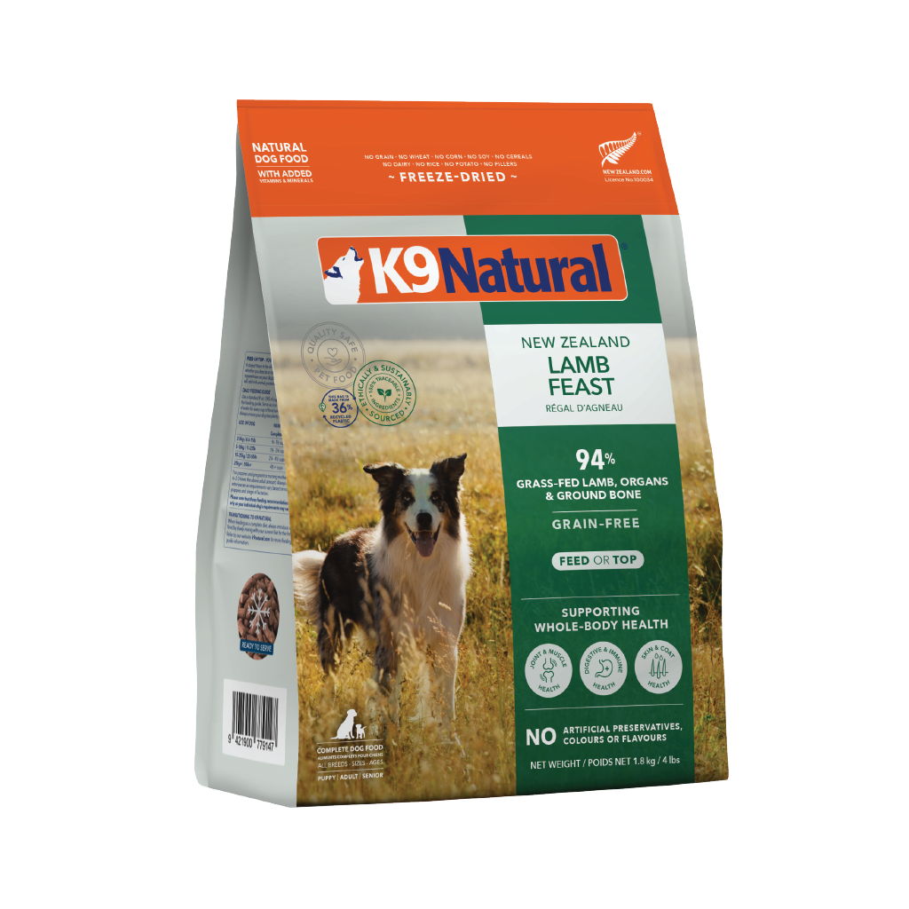 K9 Natural Freeze Dried Lamb Feast [Any 2 extra 5% off]