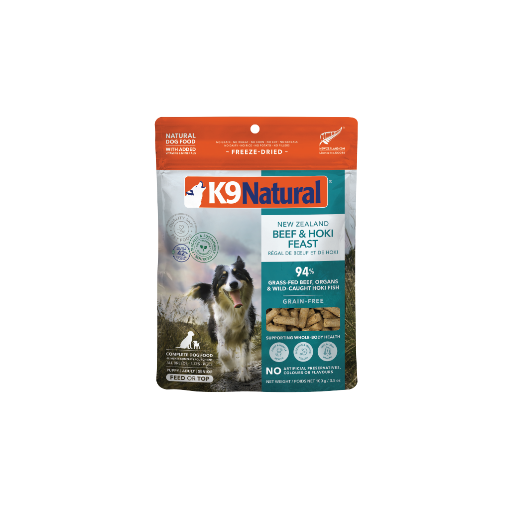 K9 Natural Freeze Dried Beef & Hoki Feast [Any 2 extra 5% off]