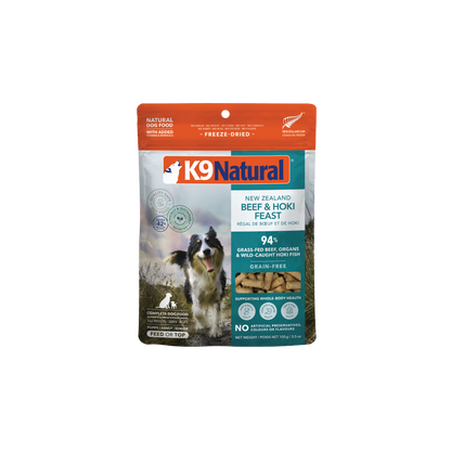 K9 Natural Freeze Dried Beef & Hoki Feast [Any 2 extra 5% off]