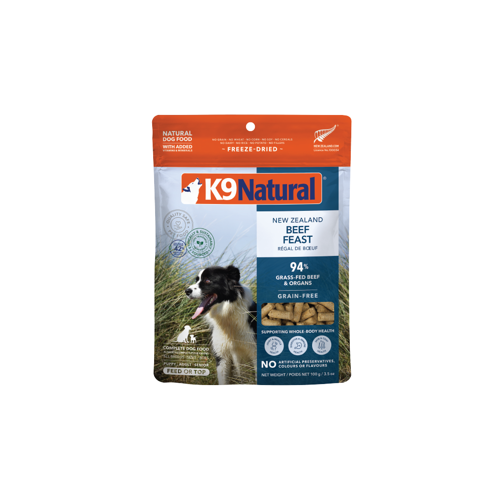 K9 Natural Freeze Dried Beef Feast [Any 2 extra 5% off]