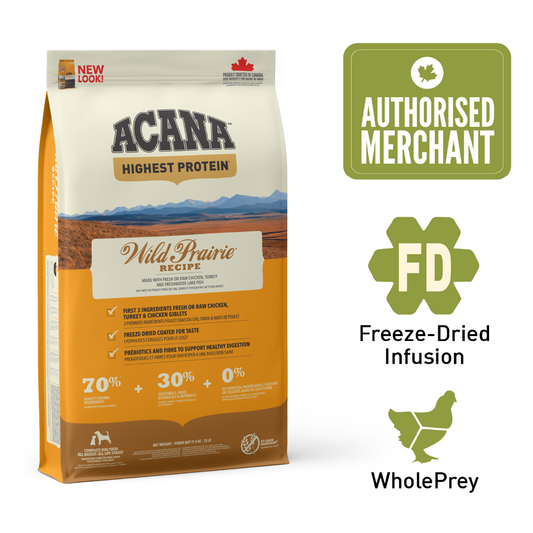 ACANA Dog Freeze-Dried Infused Wild Prairie Dog 11.4kg