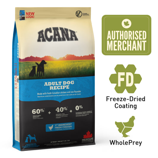 ACANA Dog Freeze-Dried Coated Adult Dog 11.4kg