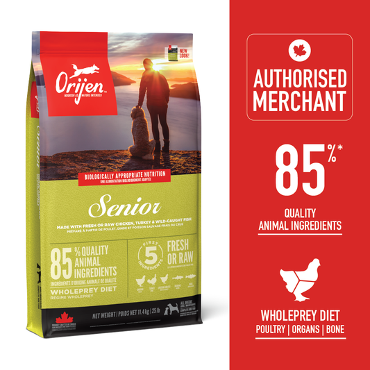 ORIJEN Dog Freeze-Dried Infused Senior 11.4kg
