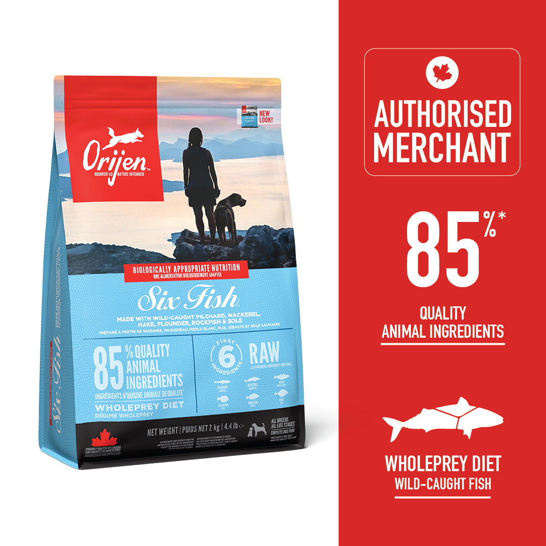 ORIJEN Dog Freeze-Dried Infused Six Fish 2kg