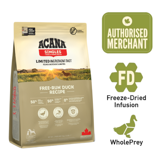 ACANA Dog Freeze-Dried Infused Free-Run Duck 2.0kg