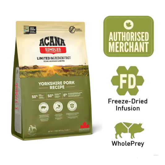 ACANA Dog Freeze-Dried Infused Yorkshire Pork 2.0kg