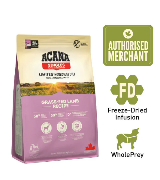 ACANA Dog Freeze-Dried Infused Grass-Fed Lamb 2.0kg