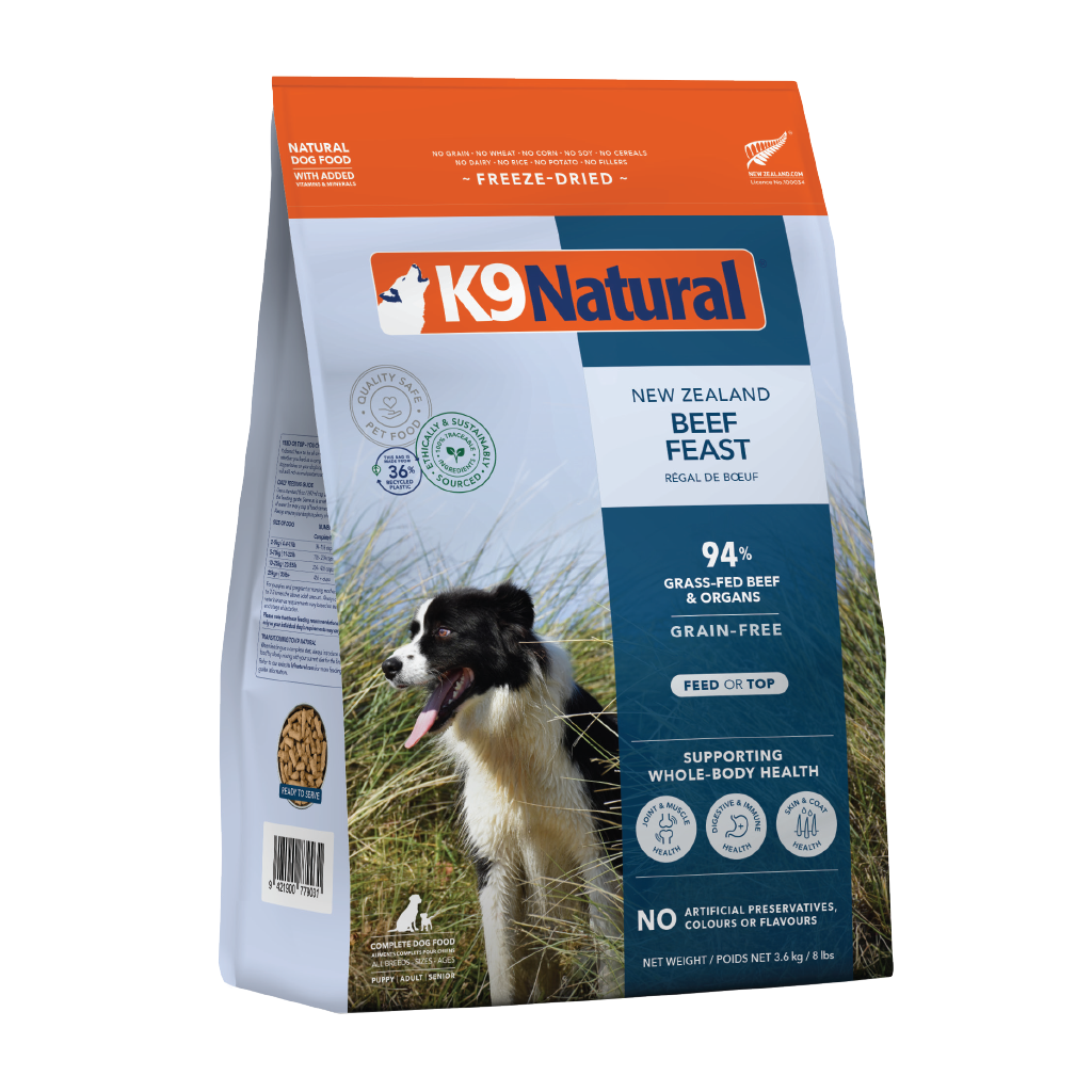 K9 Natural Freeze Dried Beef Feast [Any 2 extra 5% off]