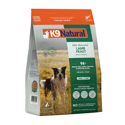 K9 Natural Freeze Dried Lamb Feast [Any 2 extra 5% off]