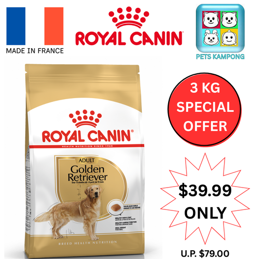 Royal Canin Canine Breed Golden Retriever Adult 3kg