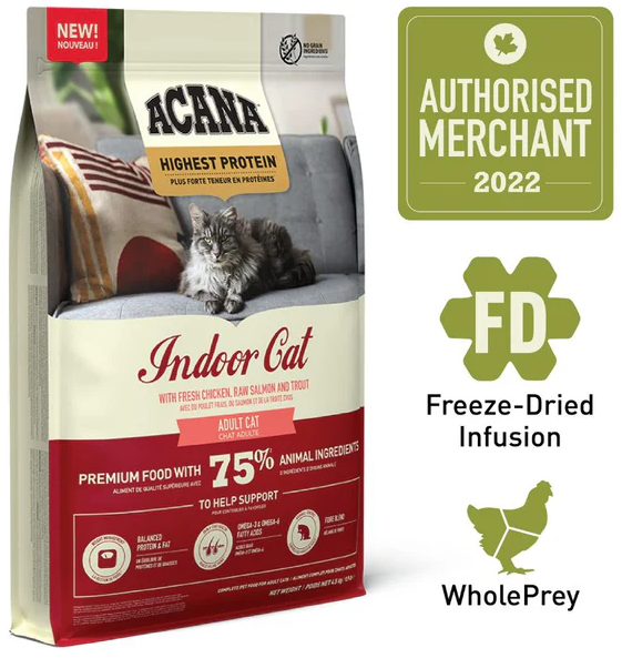 ACANA Cat Freeze-Dried Coated Indoor 4.5kg