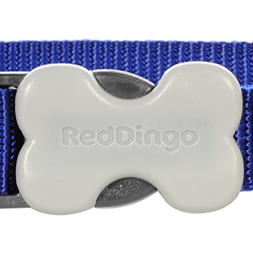 Red Dingo Dog Collar Classic - Dark Blue - Available In S, M, ML & L