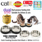 Catit Feeding Double Dish - 2 x 200ml (6.83 fl oz)