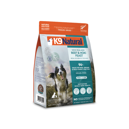 K9 Natural Freeze Dried Beef & Hoki Feast [Any 2 extra 5% off]