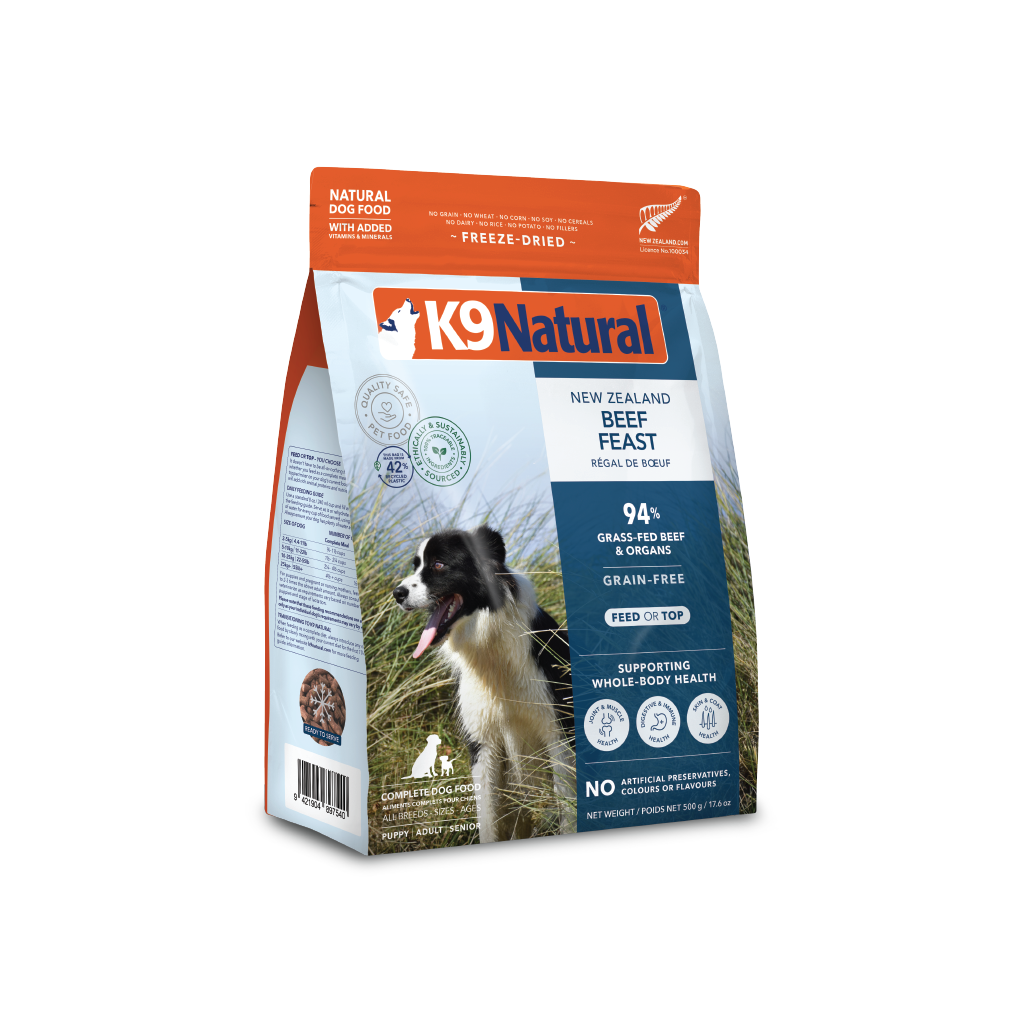 K9 Natural Freeze Dried Beef Feast [Any 2 extra 5% off]