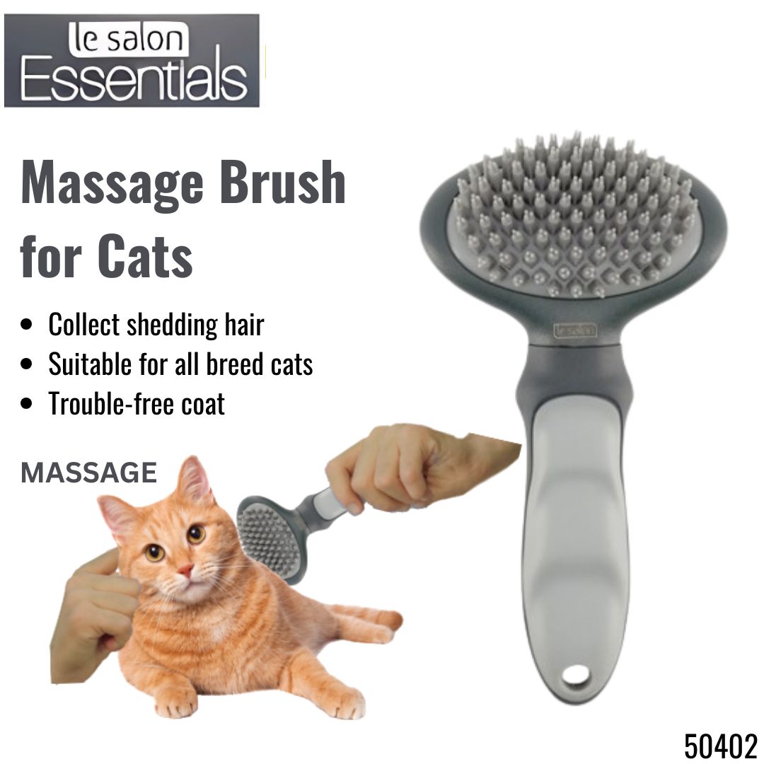 Le Salon Essentials Cat Massage Brush 50402
