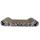 Catit 52420-Cat Scratcher with Catnip - White Tiger - Lounge