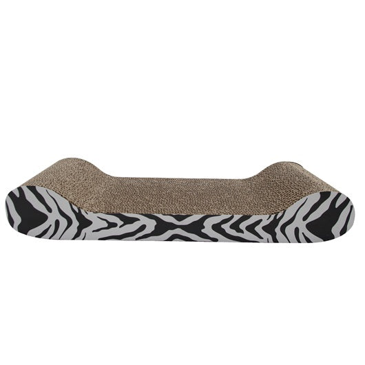 Catit 52420-Cat Scratcher with Catnip - White Tiger - Lounge