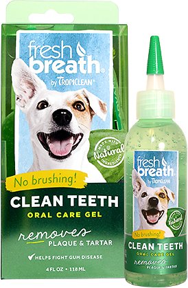 Tropiclean Fresh Breath Clean Teeth Gel 4oz