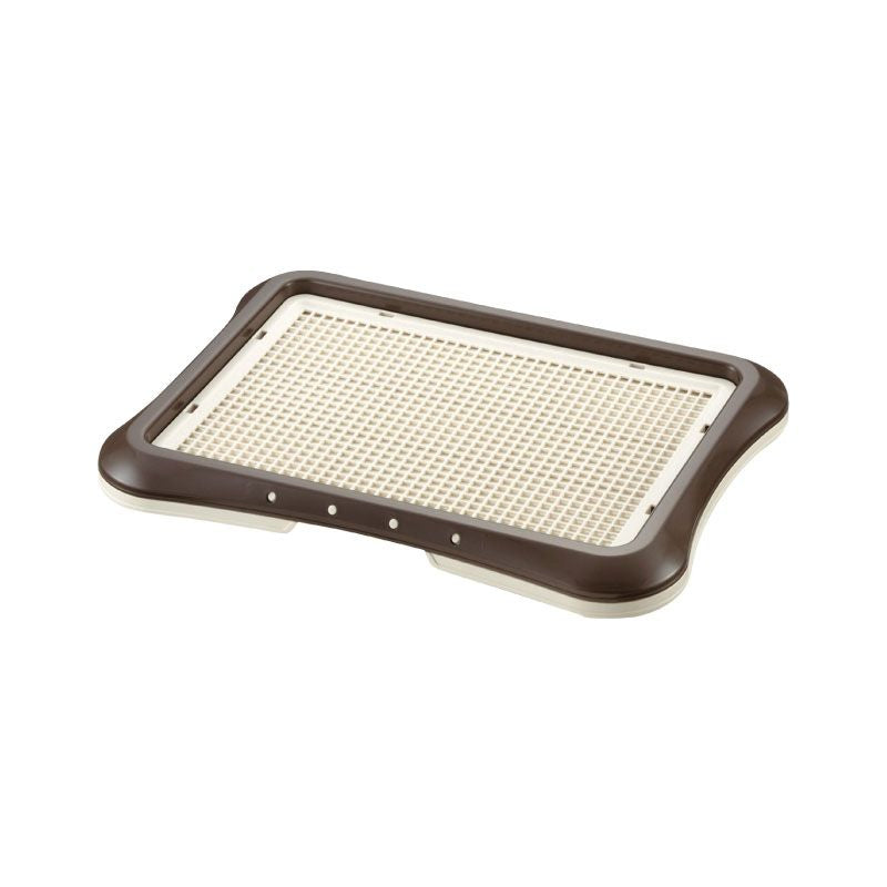 Richell Pee Tray With Mesh Regular (45W x 35D x 4H cm) - Brown